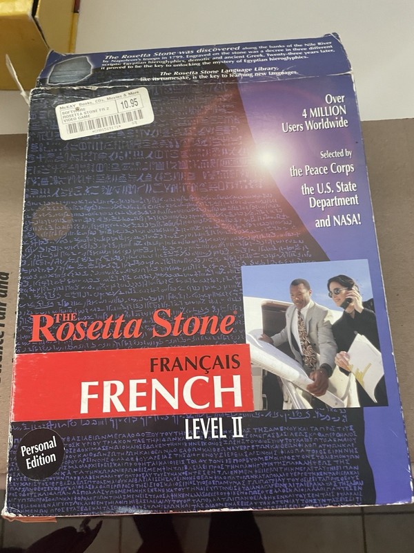 Rosetta Stone French/Francais Level 2 Set for PC Windows and Mac