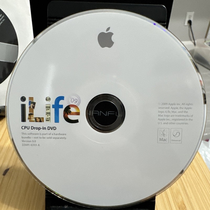 Apple iLife ’09 DVD Software Drop In Kit 607-4386