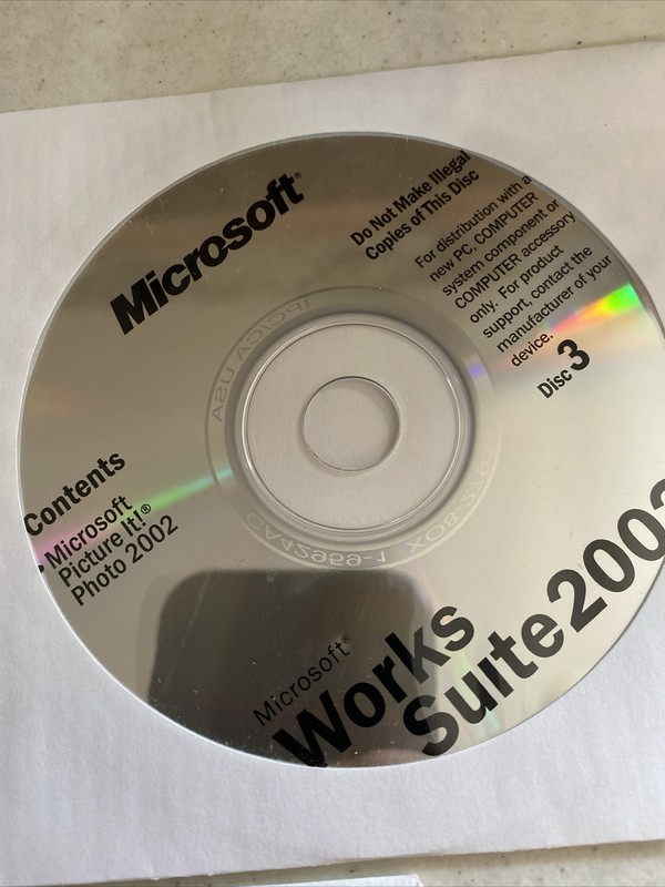 Microsoft Works Suite 2002_ Word, Money, Works, Encarta, Street & Trips, Picture gallery