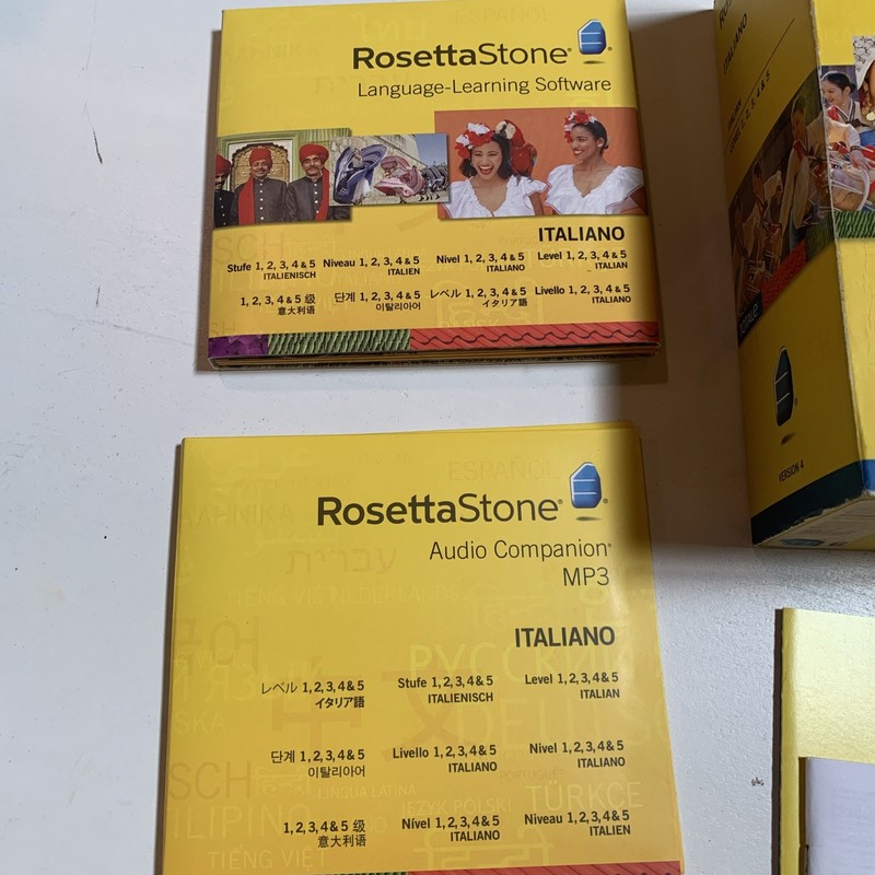 ROSETTA STONE Italiano Totale Version 4: Levels 1-5 Italian Language CDs gallery