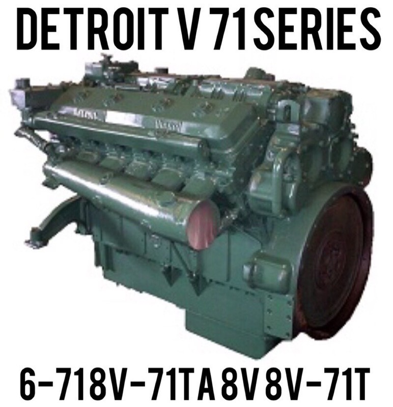 Detroit Diesel Series 71 Service Manual 6V-71 8v-71TA 8v 8V-71TA 6SE193 CD
