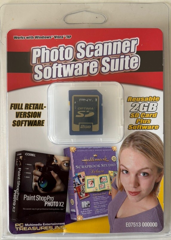 Photo Scanner Software Suite – Corel Paint Shop Pro & Hallmark Scrapbook Studios
