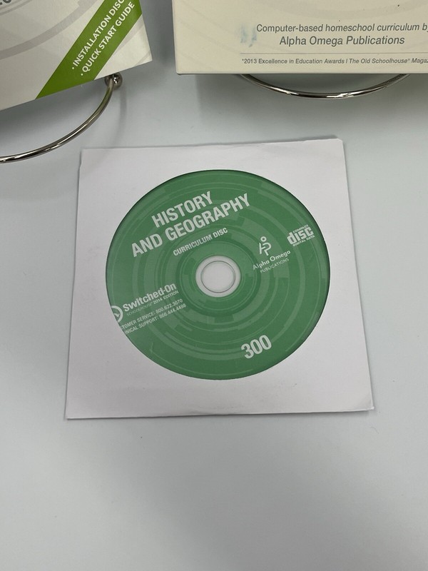 Switched on Schoolhouse 3rd grade History CD Rom SOS 2014 W/ Installation Disc gallery