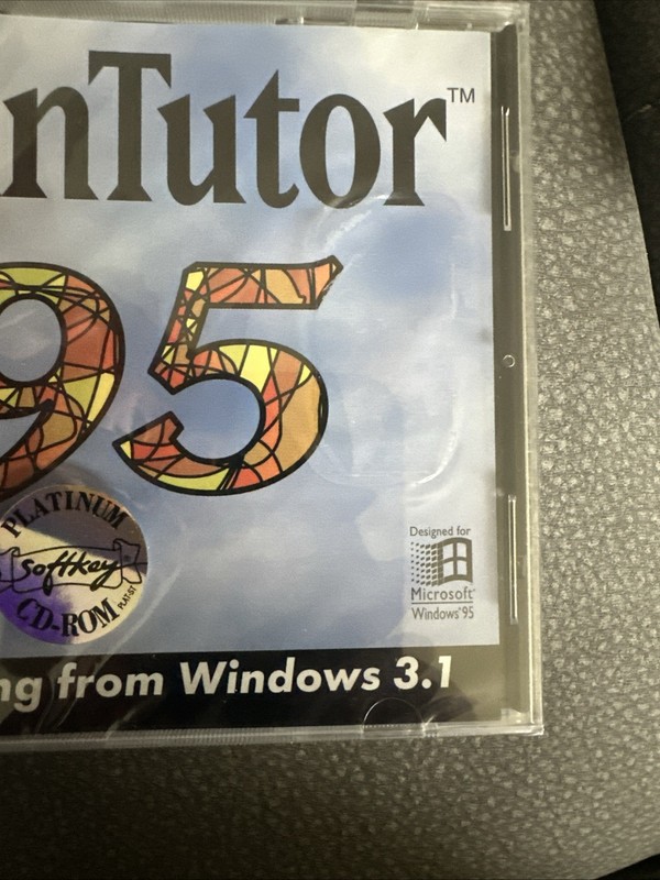 WIN TUTOR 95 (PC CD-ROM in Jewel Case) 1995, Brand New Factory Sealed gallery