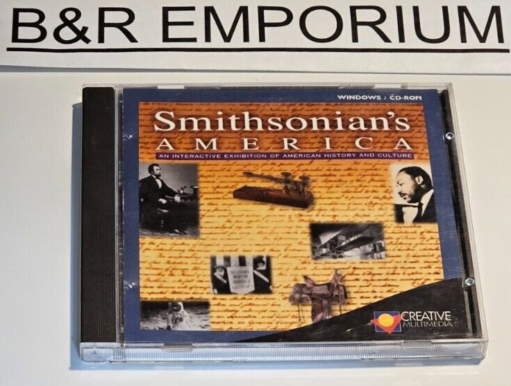 Smithsonian’s America – (1994 Smithsonian/Creative Multimedia) – Used CD-ROM