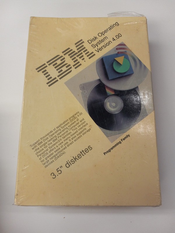 IBM Disk Operating System DOS Version 4.00 3.5″ Diskettes – BRAND NEW SEALED