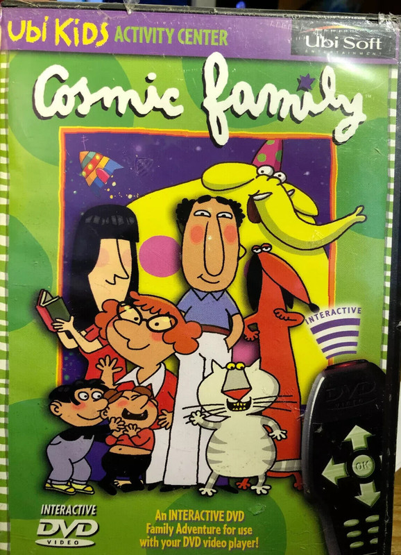 Ubi Kids Activity Center Interactive DVD Ubisoft Cosmic Family VERY GOOD C117