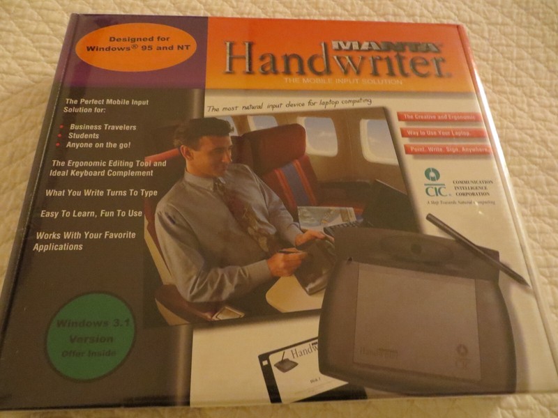 Vintage 1996 Handwriter Tablet Graphics Creativity Tool Windows 95 and NT NEW!!!