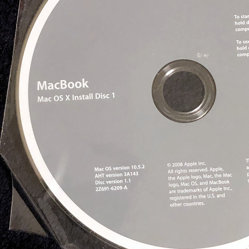 Mac OS X & Application Install DVDs - OS Version 10.5.2 - Disc Version 1.1 OEM gallery
