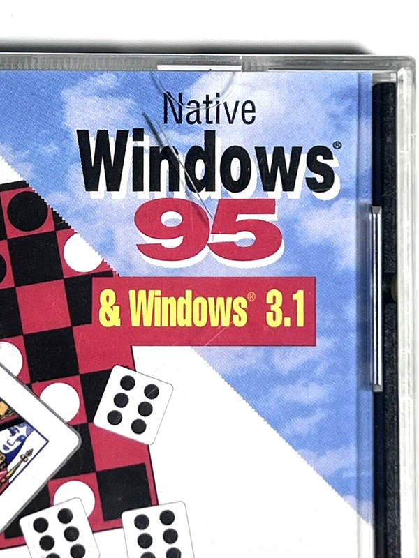 FAVORITE GAMES 95 PC CD-ROM Windows 95 Expert Software NEW rummy YACHT checkers gallery