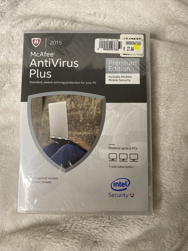 McAfee AntiVirus Plus Premium Edition, Includes McAfee Mobile Security – 2015