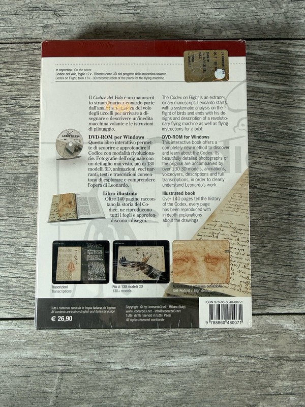 Codice Del Volo Codex On Flight DVD-ROM Windows Leonardo da Vinci B27 gallery