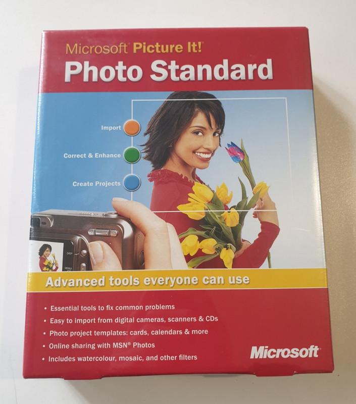 Microsoft Picture It! Photo Standard Version 7.0 NEW SEALED