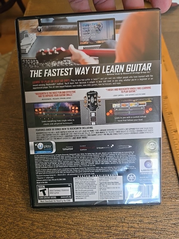 Rocksmith Fastest Way To Learn Guitar 2014 Edition (PC, Mac) VIDEO CIB See All gallery
