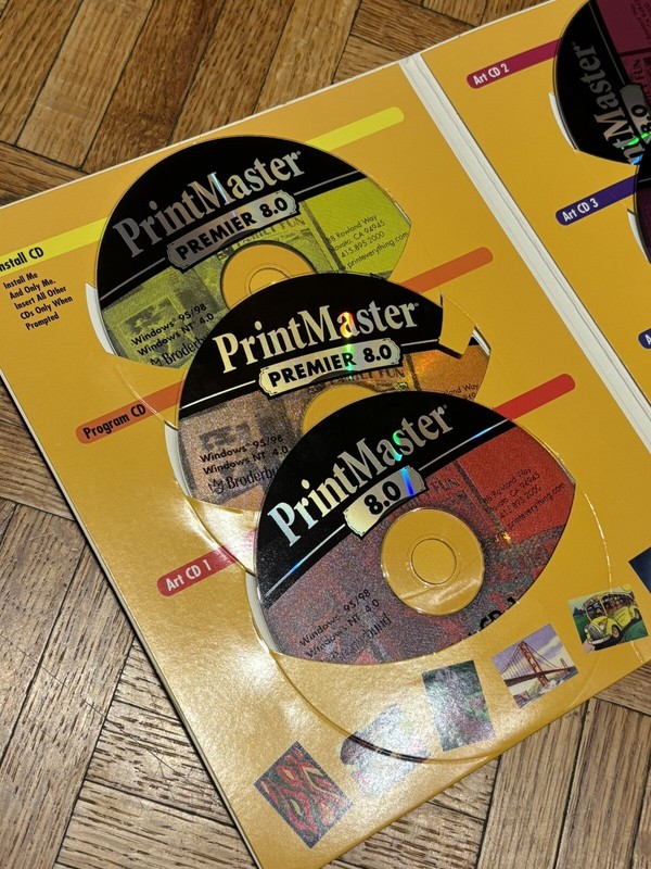 Vintage Print Master Premier 8.0 PC Software - WINDOWS 95 98 gallery