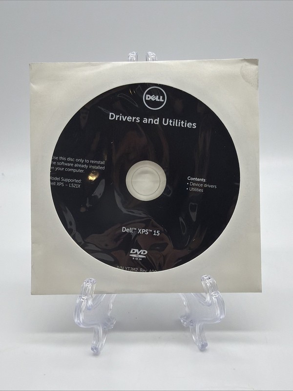 DELL Drivers & Utilities Disc for XPS 15 L521X Software Reinstall New