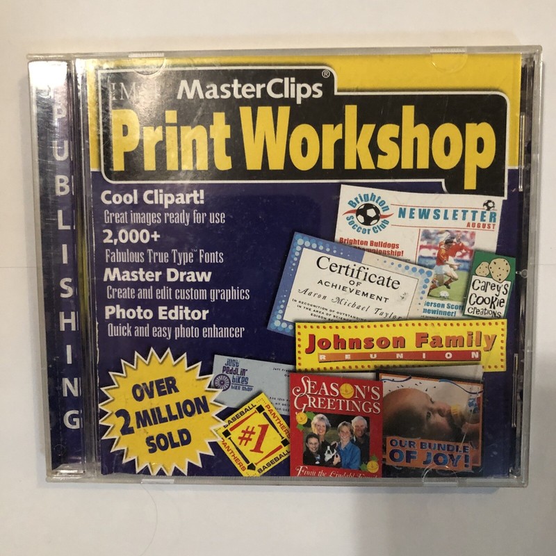 IMSI/Design Masterclips Print Workshop – 755142200107