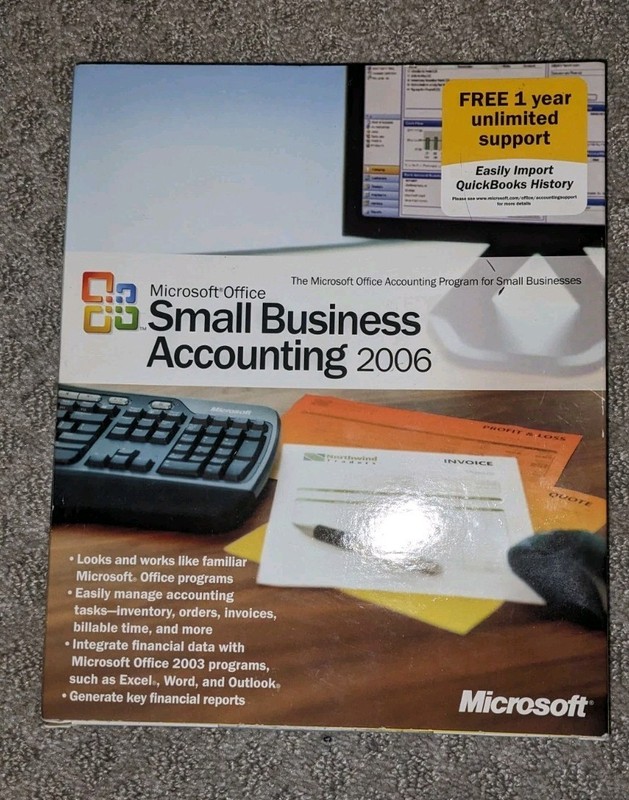 Microsoft Office Small Business Accounting 2006 Sealed