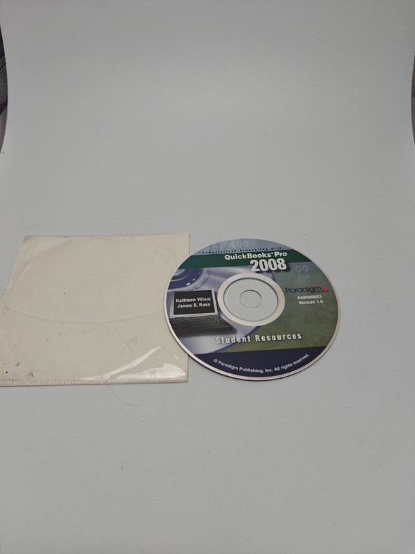 Intuit QuickBooks Pro 2008 Small Business Financial Software Ver 1.0 ABB000023