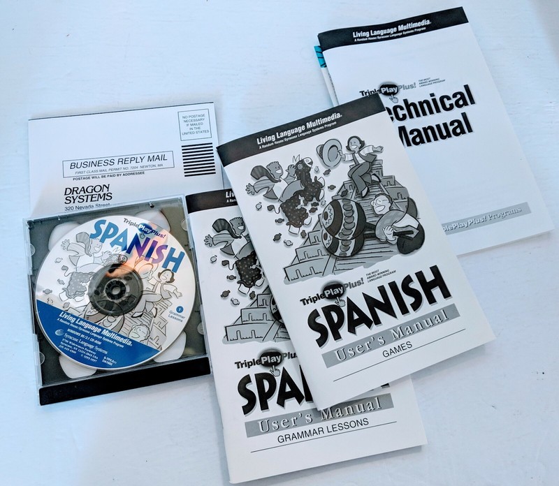 TRIPLE PLAY PLUS SPANISH LIVING LANGUAGE SERIES SPANISH LEARNING SYSTEM COMPLETE gallery