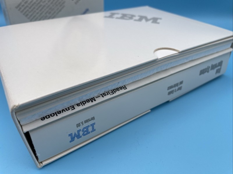 IBM DOS Version 5.0 Disk Operating System Box ~ 3.5 Inch Diskettes & Manuals VG gallery
