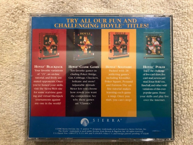 Hoyle Casino CD-ROM-Nice Disk-WIN 3.1/95-50 Casino Style Game/Slot Variations gallery