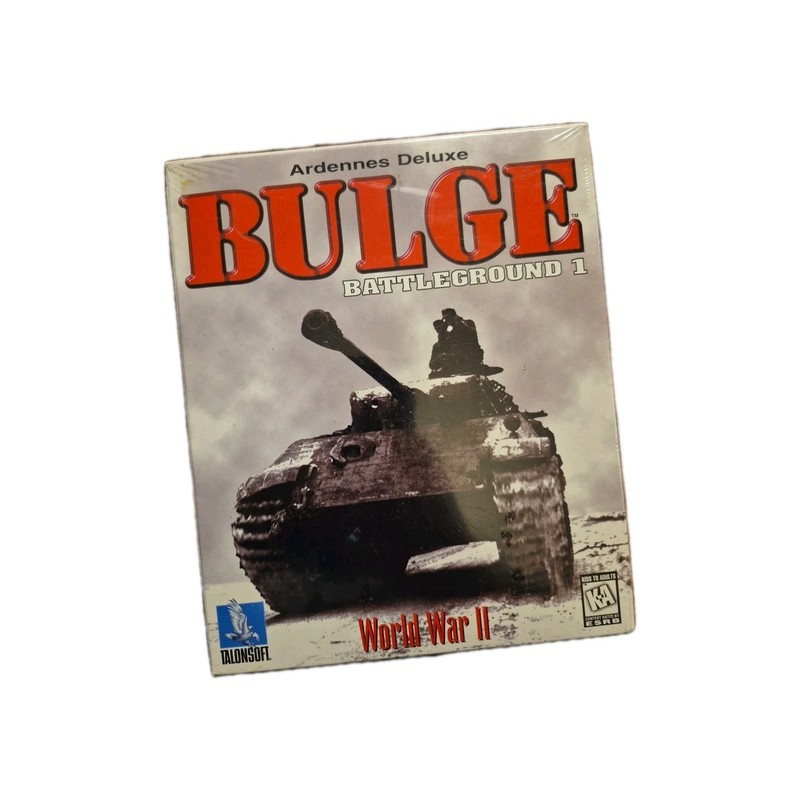 NEW PC CD-ROM Wargame Battleground 1: Bulge Ardennes Deluxe WWII Strategy Sealed