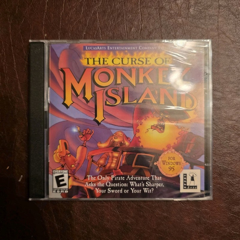 LucasArts The Curse of Monkey Island Adventure CD for Windows 95