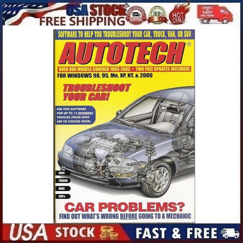AUTOTECH Software To Help Troubleshoot Your Car PC 1983-2000 – Win XP Compatible