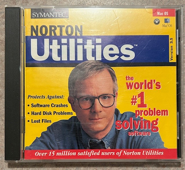 NORTON UTILITIES SYMANTEC Mac OS INSTALL CD Version 3.5