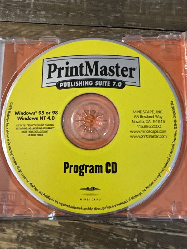 Print Master 7.0 PC Cd Rom gallery
