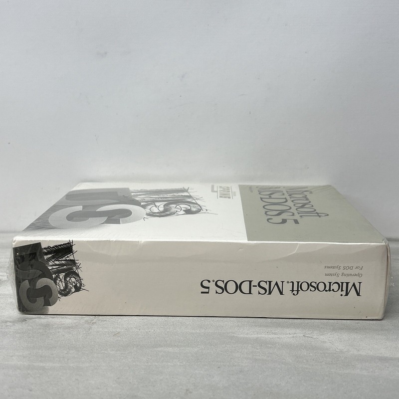 Microsoft MS-DOS Operating System Ver 5 on 3.5 Disks Sealed Big Box OEM RARE PC gallery