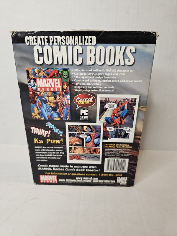 Marvel Heroes Comic Book Creator PC CD-ROM Planet Wide Games Create Comic Pages! gallery
