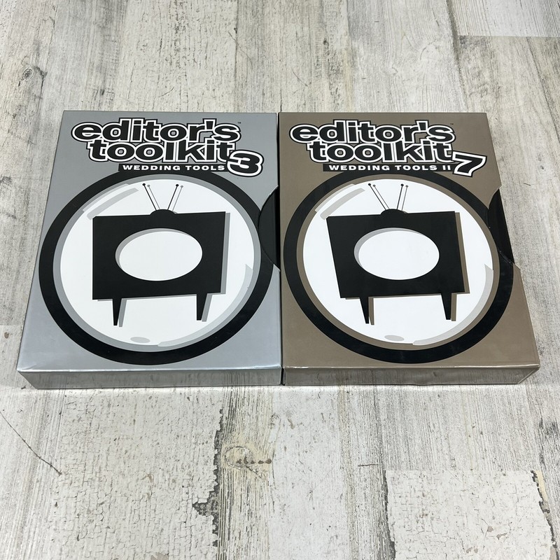 Digital Juice Editor’s Toolkit 3 & 7 Wedding Tools 1 & 2 – Box Sets DVDS