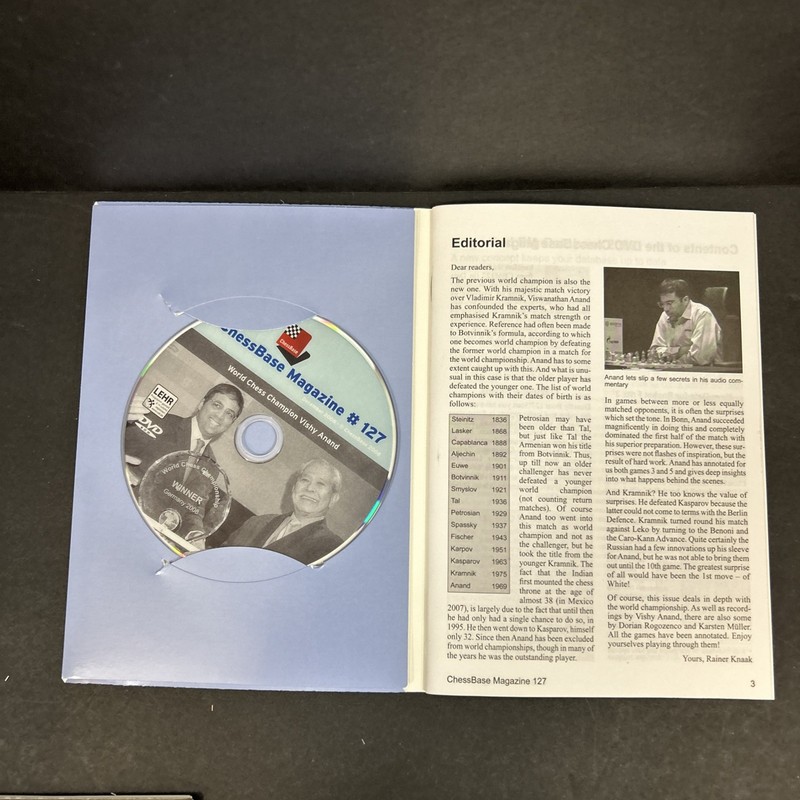 Wissen ist Matt CHESSBASE 10 Starter Pack 4 Million Games DVD FRITZ CHESS GAME gallery