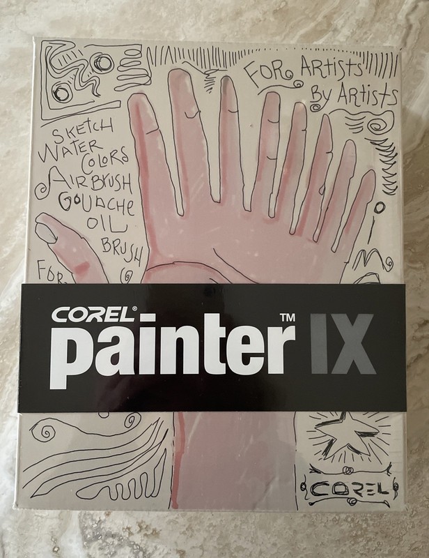 Corel Painter IX PC MAC CD Design Draw Painting & Illustration Digital Brushes