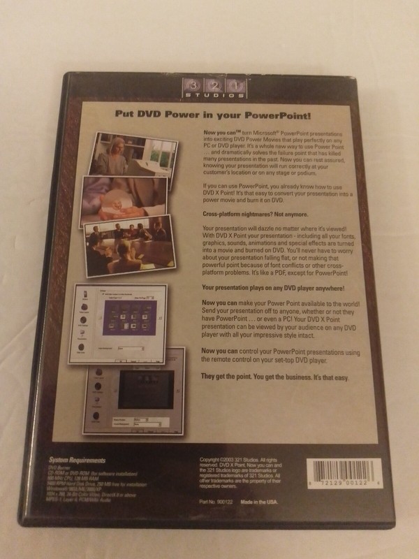 DVD X Point CD-ROM for Windows Makes DVD Movies from PowerPoint Presentations gallery