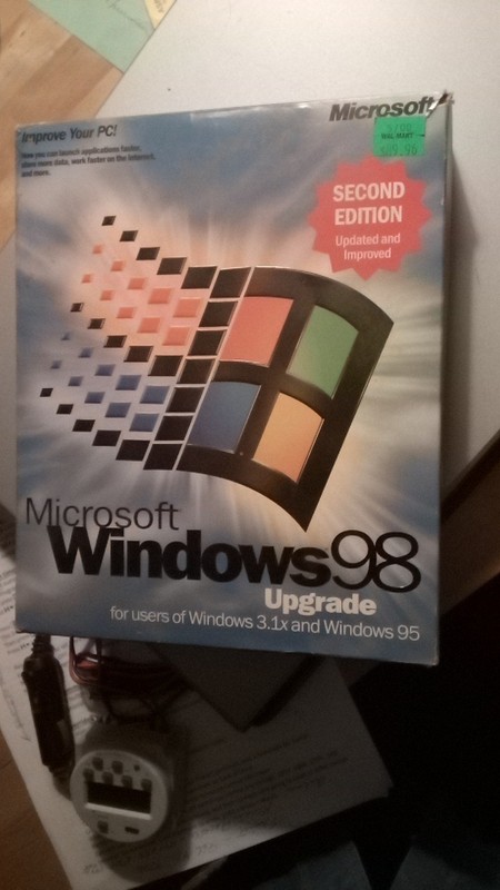 Microsoft Windows 98 Second Edition Upgrade CD English for Windows 95 3.1x