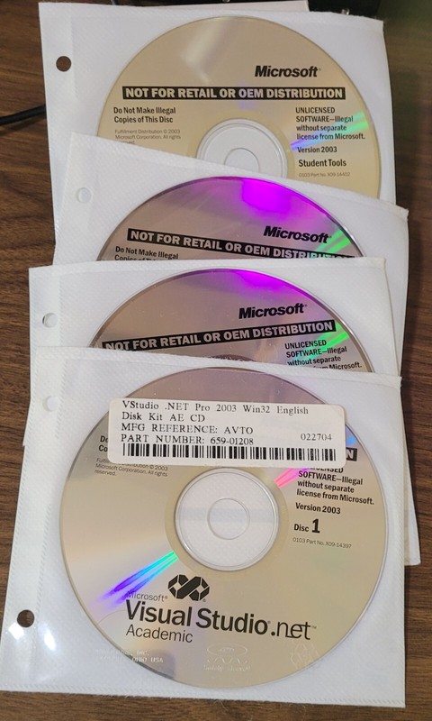 Microsoft Visual Studio.net Academic Version 2003