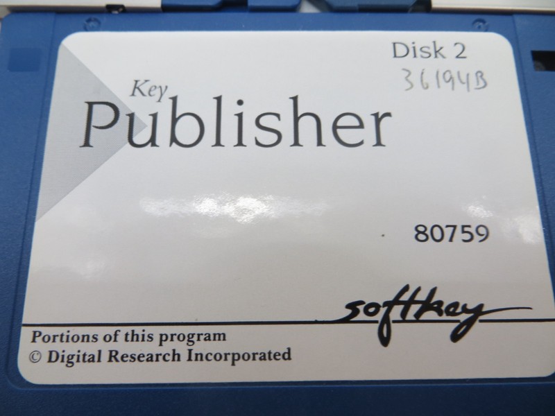 Key Publisher 3.5" Floppy Disks Softkey Computer Program vintage discs gallery