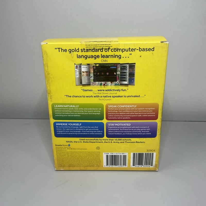 Rosetta Stone: Spanish/Espanol • Level 1-4 Set W Application Disk NO HEADPHONE gallery