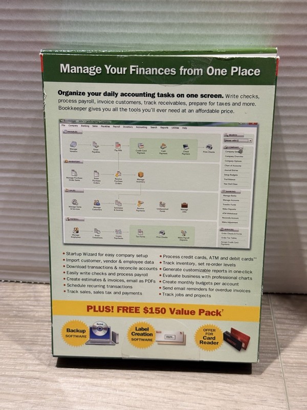 MySoftware Bookkeeper Business Finances Manager Accounting Software 2009 Windows gallery