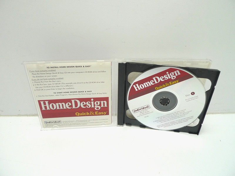 Individual Software HomeDesign Quick & Easy 2-Disc CDs | Untested, As-Is gallery