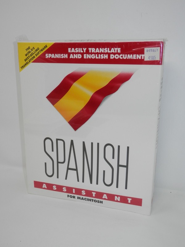 Spanish Assistant Translation Software for MAC 3.5" Floppy Translate to English gallery