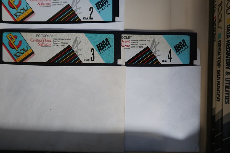 PC Tools Deluxe Data Recovery Central Point Computer Program Software IBM Floppy gallery