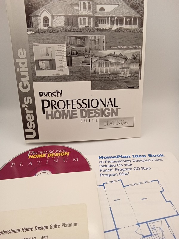PROFESSIONAL HOME DESIGN SUITE for WINDOWS XP/2000/ME/98/NT Used gallery