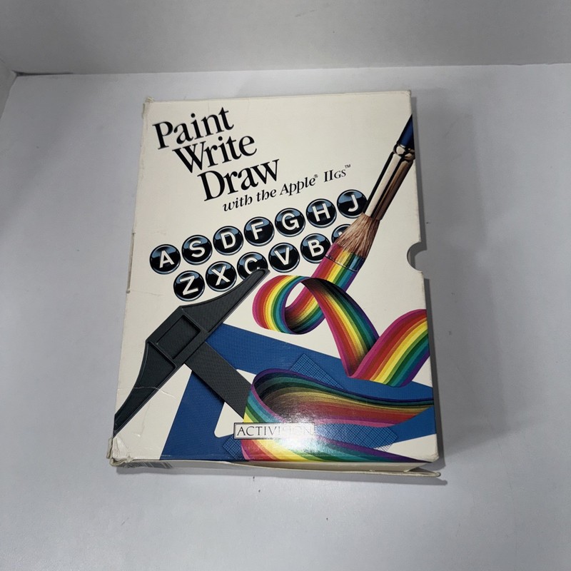 Paint Write Draw with the Apple IIGS 3.5 Media Activision 3.5" Disk 512K gallery