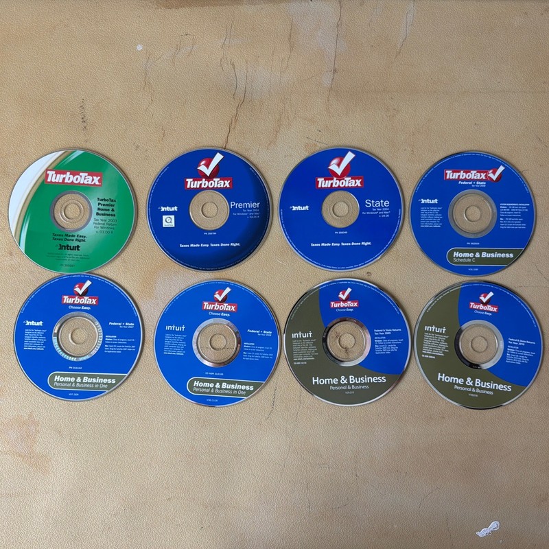 Turbo Tax Premier / Home And Business Software For Years 2003, 2004, 2006 – 2010