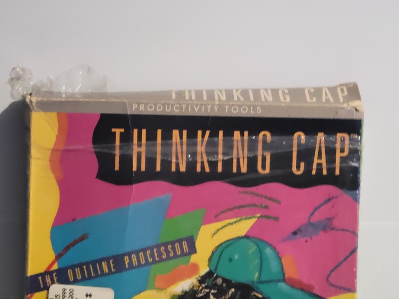Thinking Cap The Outline Processor by Broderbund for C64 - C128 RARE. UNTESTED gallery