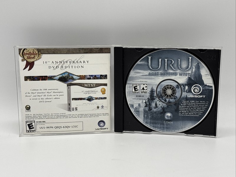 Myst PC Game Lot Includes: Myst III Exile, Myst Uru, & Riven The Sequel To Myst gallery
